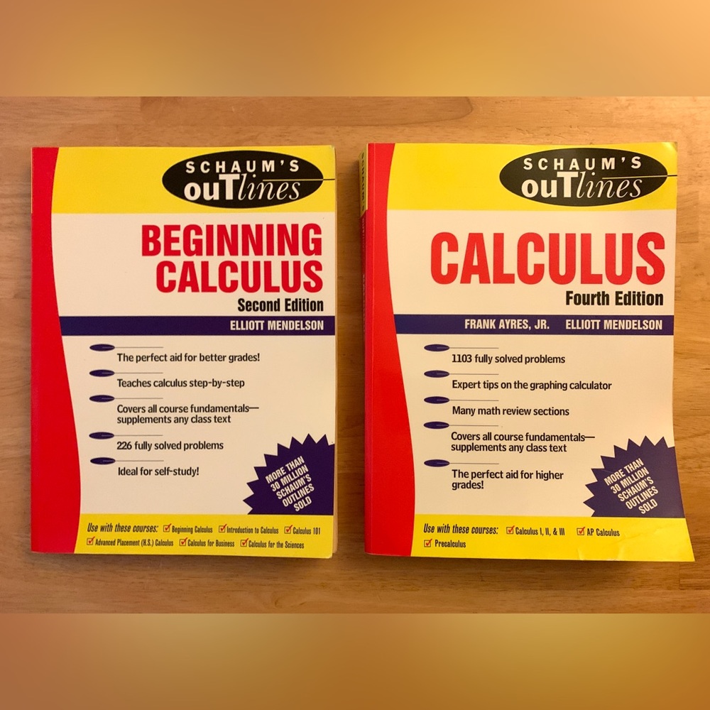Schaum’s Outlines Calculus Bundle (2 books)